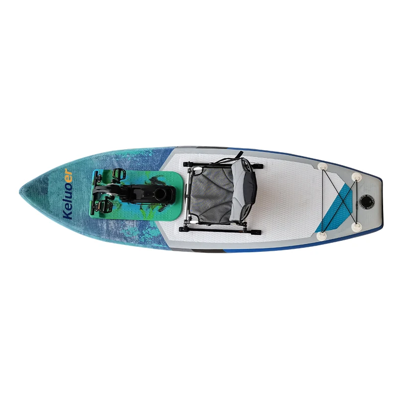 

Factory Sale Inflatable Surfboard Waterplay Surf Fishing SUP Board Pedal Drive System With Latest Design in The World