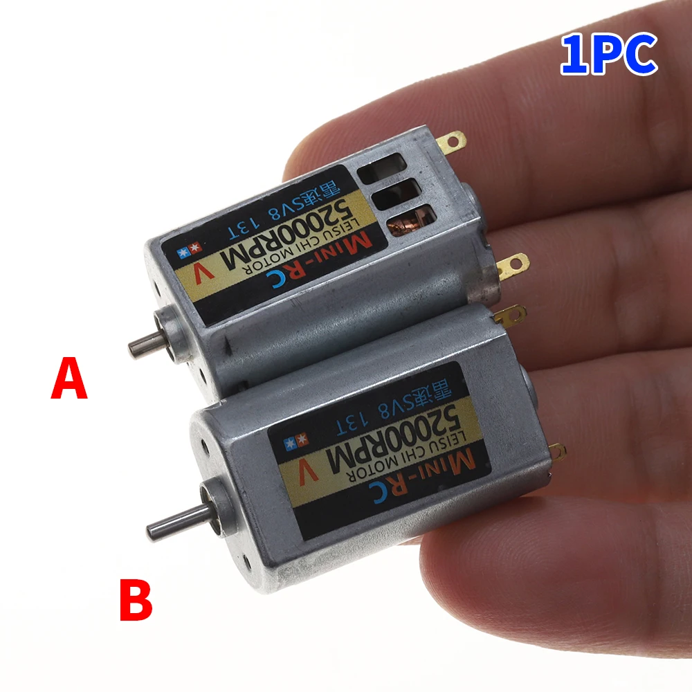 High Speed Micro 180 Motor DC 1.2V 3V 4.8V 52000RPM Strong Magnetic Carbon Brush Motor Remote Control Car Air Cushion Boat Motor