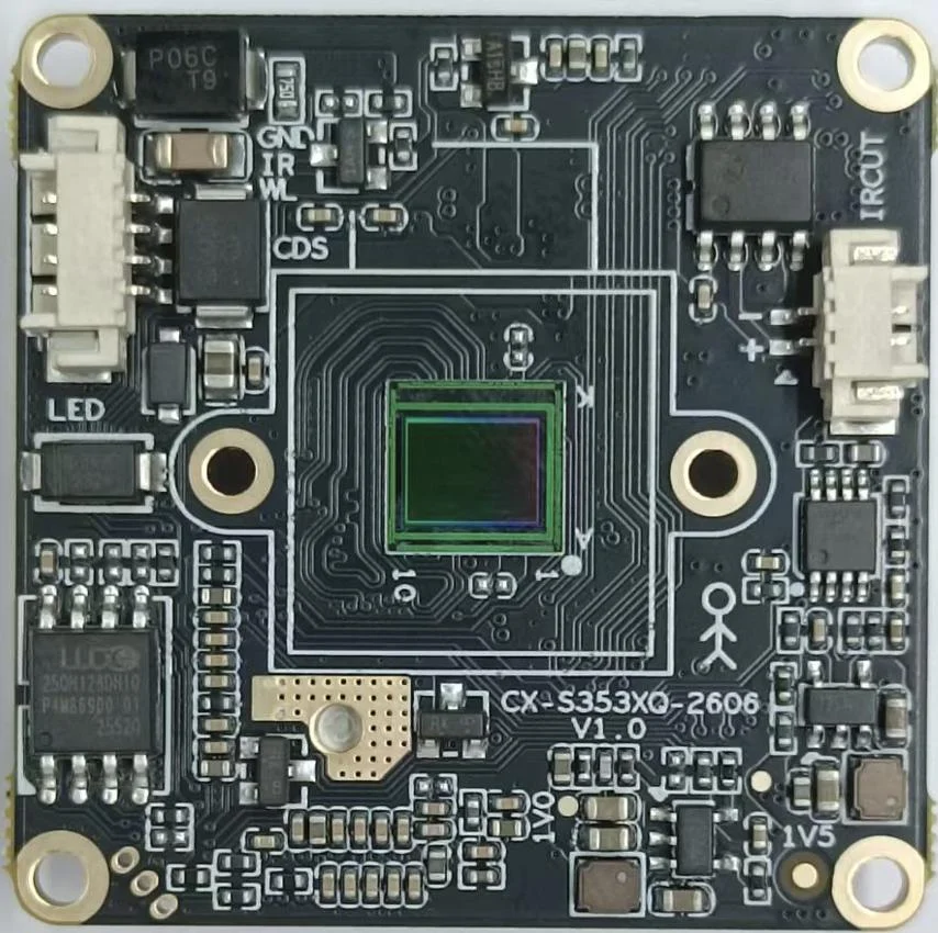 5MP IP Camera Module IMX335 SSC377QE 2592x1944 30fps H.265+ RTSP Two-Way Audio IR-CUT OpenIPC for CCTV Security Surveillance