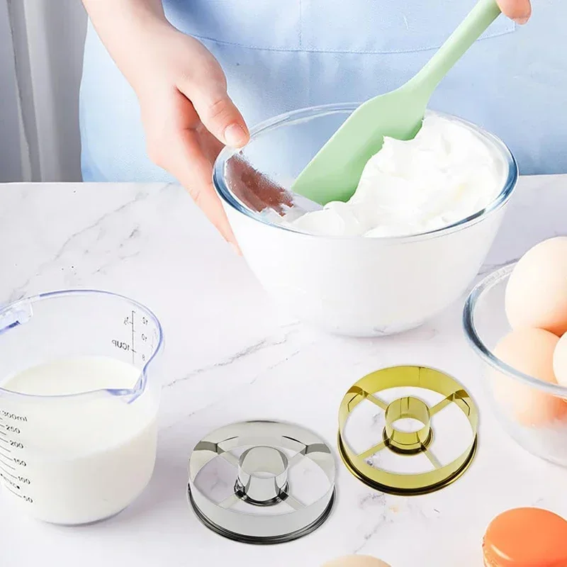 

Stainless Steel Donut Mold DIY Cake Bread Chocolate Dough Cutter Cookie Cutter Mould Cake Decorating Tool Kitchen Baking Supplie