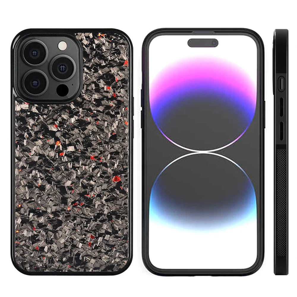 

High quality All-wrapped magnetic carbon fiber case fits into the case for the iPhone15 Pro