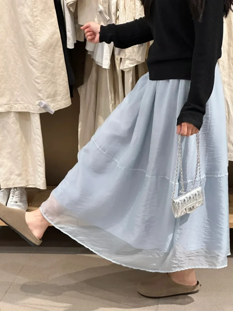 Stunningly Beautiful Ultra Soft Versatile Handmade f-length Tulle Skirt with Inner  for Summer 2025 Women's Faion