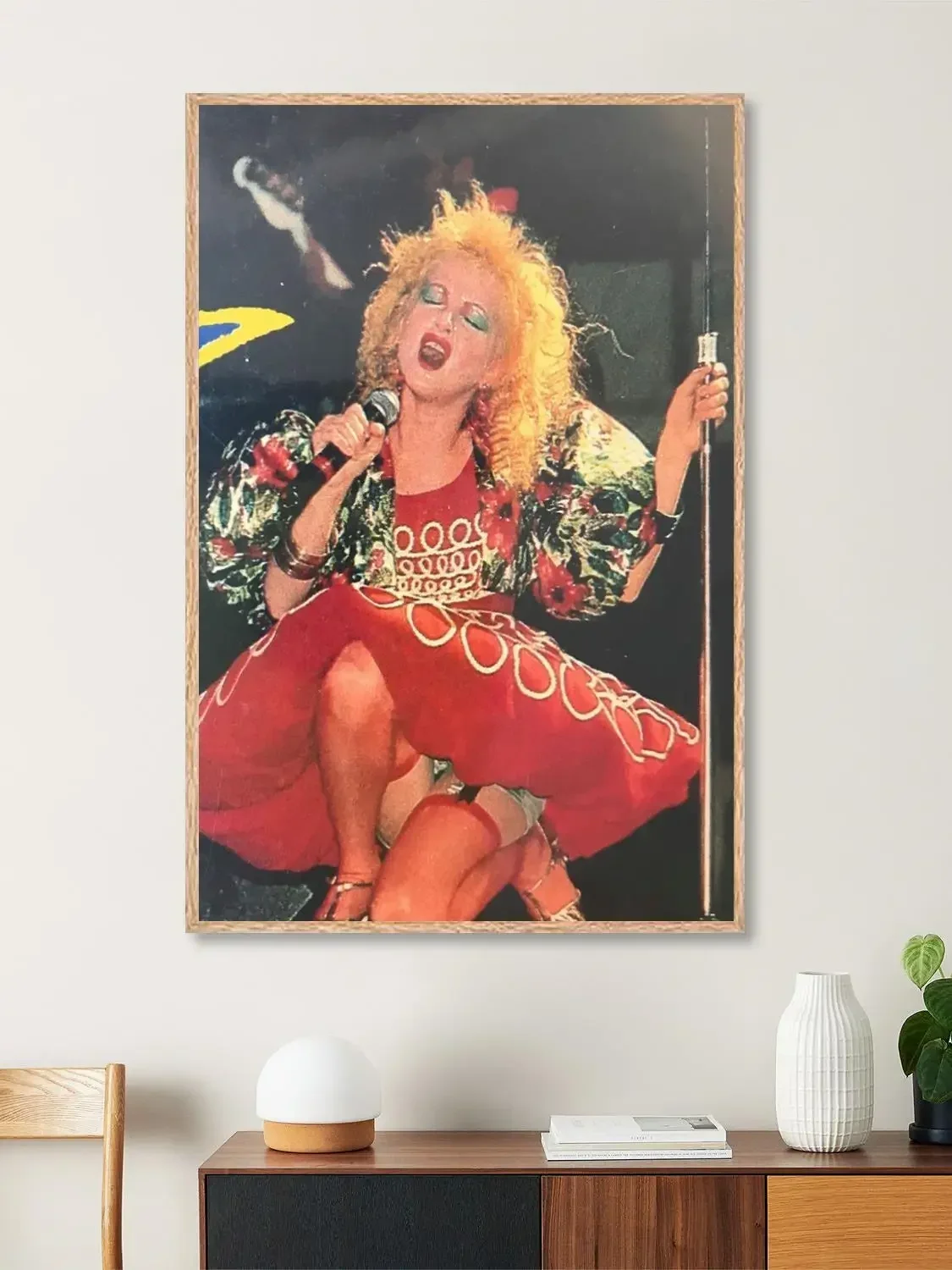 cyndi lauper Poster Prints Wall Art Canvas Painting Poster For Modern Family Living Room Home Decor