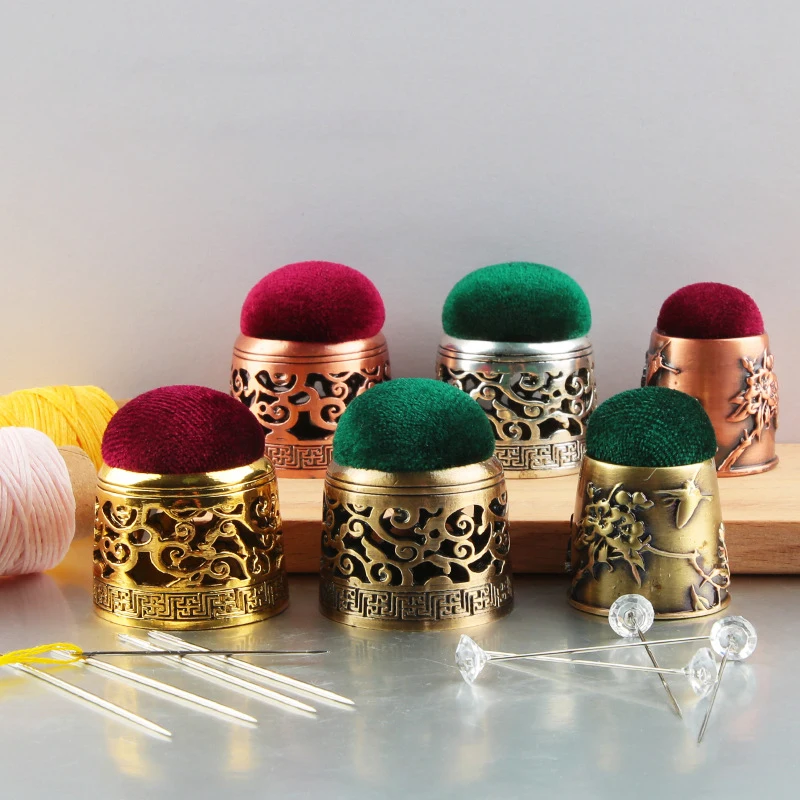 Vintage Style Sewing Needle Pin Cushion Cross Stitch Tool Pincushions Needlework Mat Base For Pin Needles Sewing Accessories