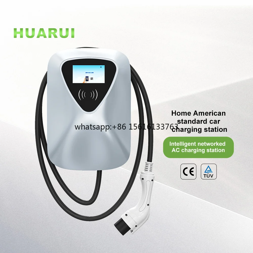

Smart New EV Charger 7 22KW CE OCPP Certified Type 1 2 Wall Station IP55 RFID App Control Custom Solutions