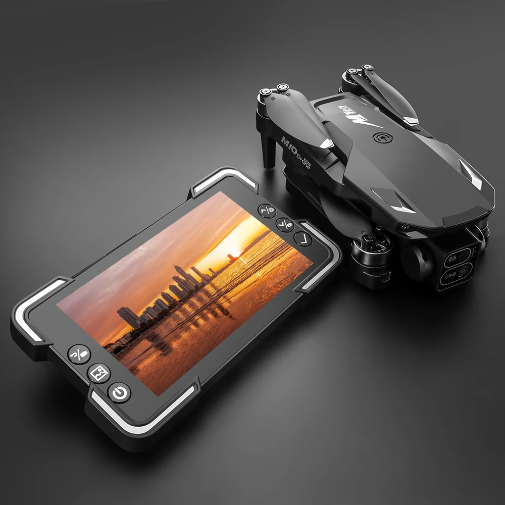 M10Mini Drone profesional HD 4K cámara 2,4G WIFI FPV Drone sin escobillas Motor plegable Quadcopter para fotografía aérea