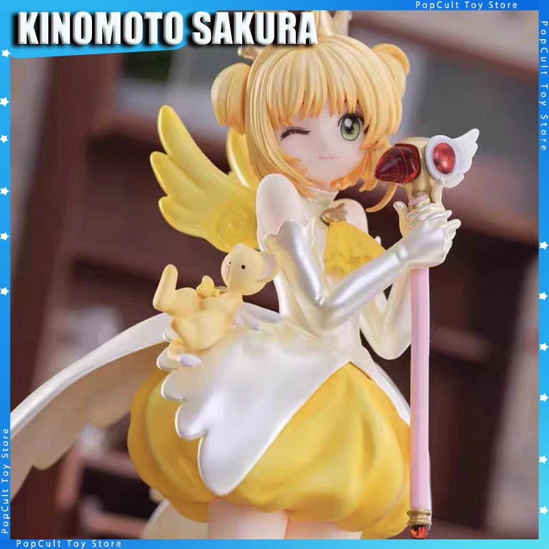 

In Stock Cardcaptor Sakura Action Figure Kinomoto Sakura Anime Figures Pvc Models Statue Collection Toys Desk Decoration Gifts