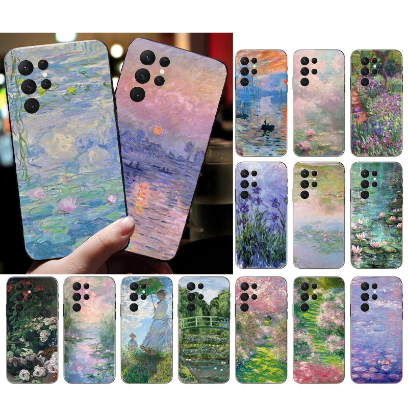 

Claude Monet Garden Phone Case For Samsung S25 S24 S23 S22 S21 Ultra S24 S23 S22 S21 Plus S24 S21 S20 FE