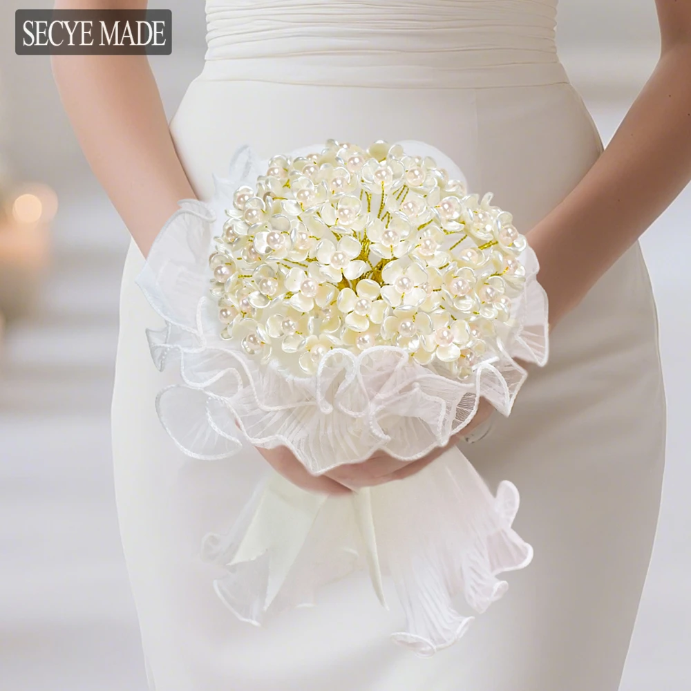 

Light Luxury Artificial Flower Bouquets Bridal Bridesmaid Wedding Bouquets Wedding Decorations High Quality Engagement Gifts M07