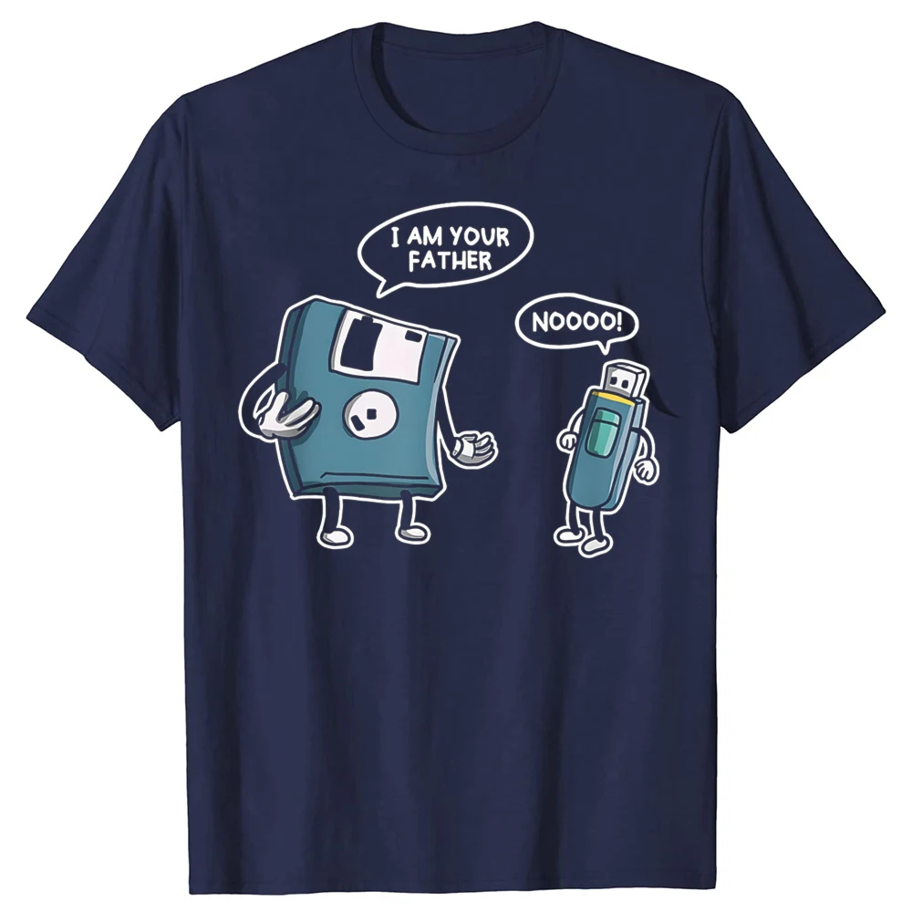 USB Lustiges Informationstechnologie-Computer-Geek-T-Shirt Herren Mode T-Shirts Baumwolle Kurzarm Übergroßes lockeres T-Shirt Tops – Detail 2