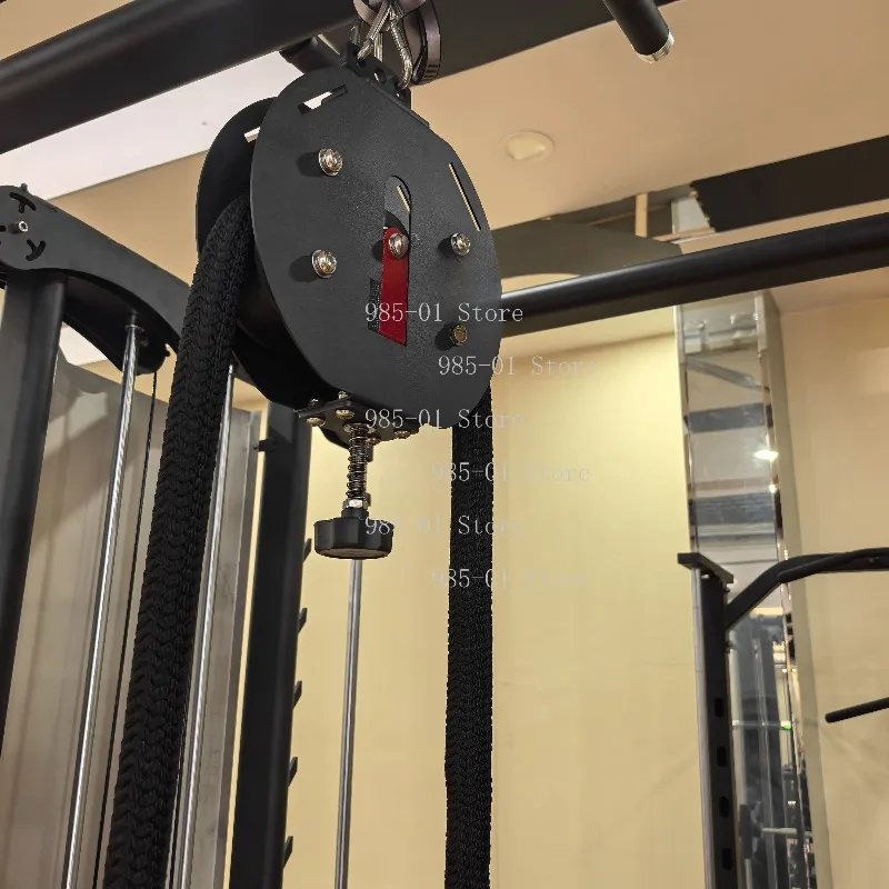 Portable suspended rope climbing machine, upper body strength training equipment for home and commercial gym use