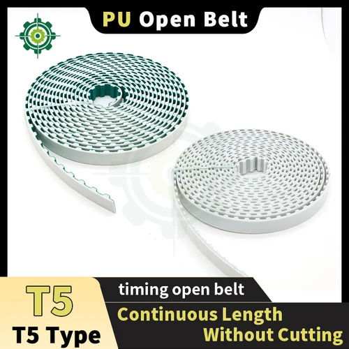 Correa de distribución abierta T5 Correa abierta T5 Correa de distribución T5 Correa de distribución síncrona abierta T5 Correa de circuito cerrado PU T5 Correa síncrona abierta