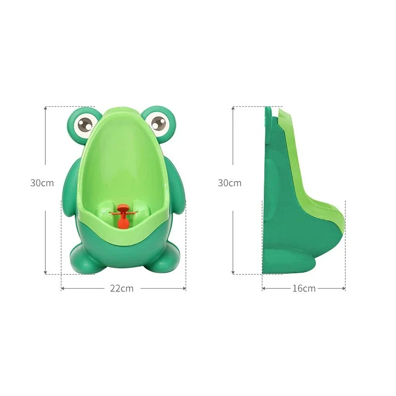 Cute Frog Baby Boy Potty Toilet Urinal Kids Travel Potty Training Frog Children Stand Vertical  Pee Infant Toddler Wall-Mounted