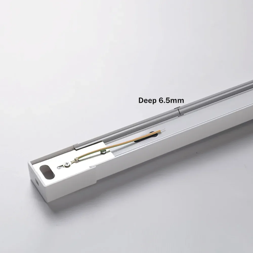 Track Rail 0.5M 2pcs/lot White Black 2 Wire Track Light Guide Rail With Straight/L Shape Connectors For Track Spotlight Lighting