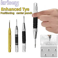 Automatic Center Punch Spring Loaded Locator Woodworking Metal Drill Adjustable Kerner Center Pin Press Dent Marker Hand Tools