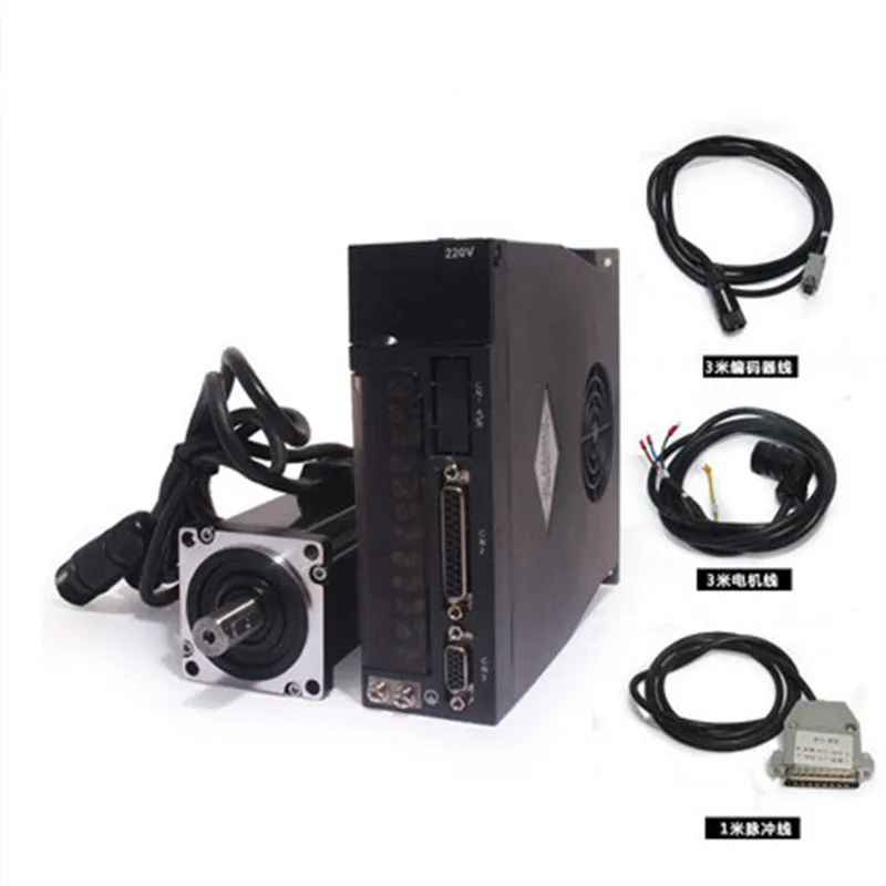 

730W 750W 1KW AC Servo motor 90ST-M02430 90ST-M03520 90ST-M04025 220V Servo MODBUS ac drive