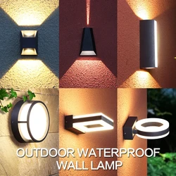 Lampada da parete per esterni a LED impermeabile IP65 illuminazione per esterni lampada da portico lampada da giardino per balcone lampada da parete per esterni per corridoio del bagno