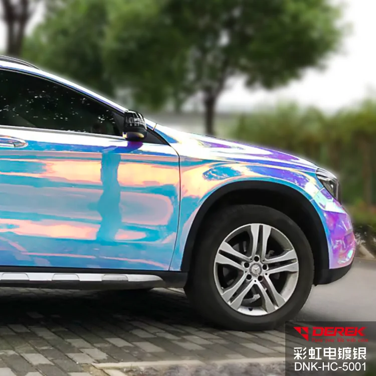 Anolly Nuovo prodotto Vinile camaleonte olografico cromato specchio arcobaleno