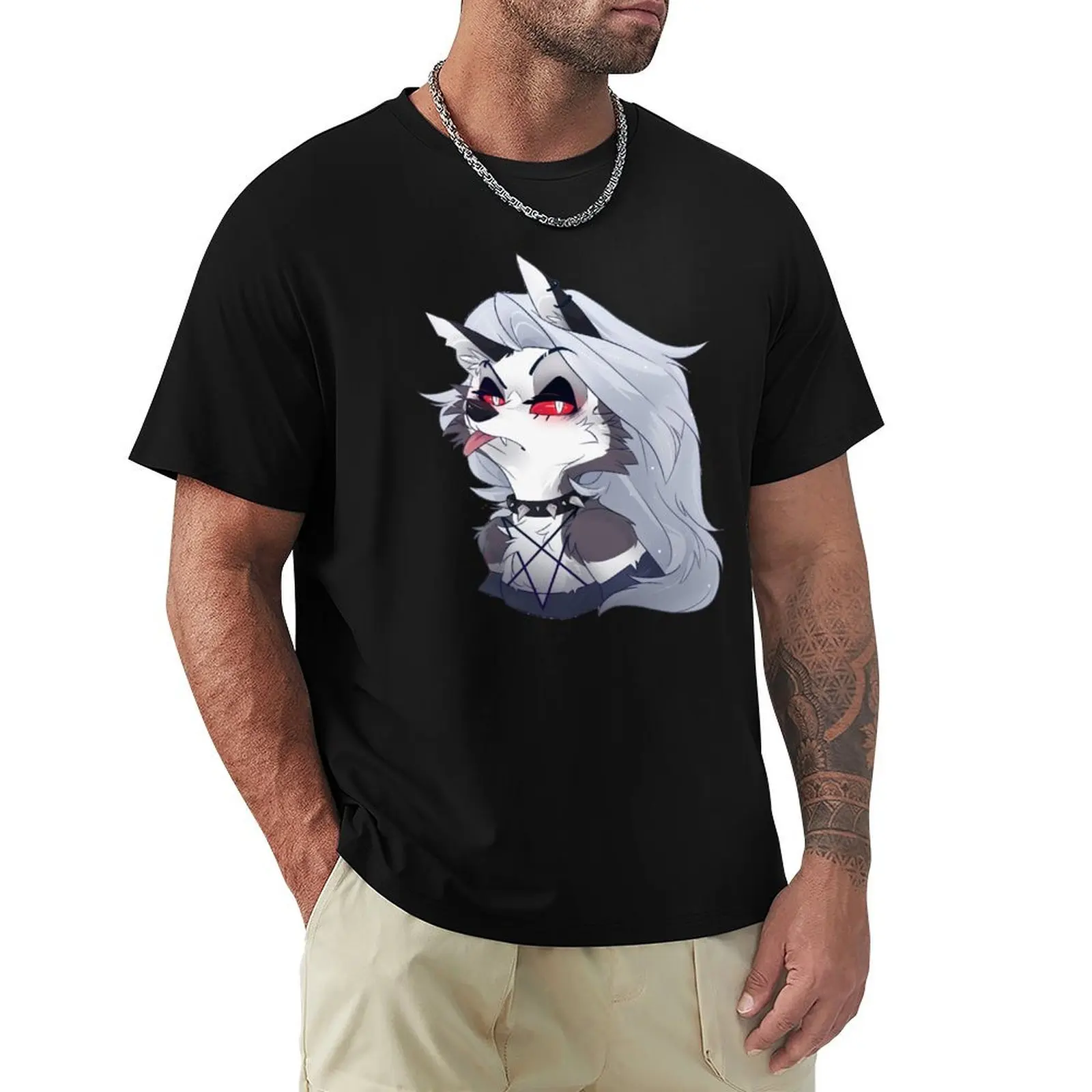 

Helluva Boss Loona T-Shirt funny meme t-shirts quick drying plain heavyweight t shirts for men
