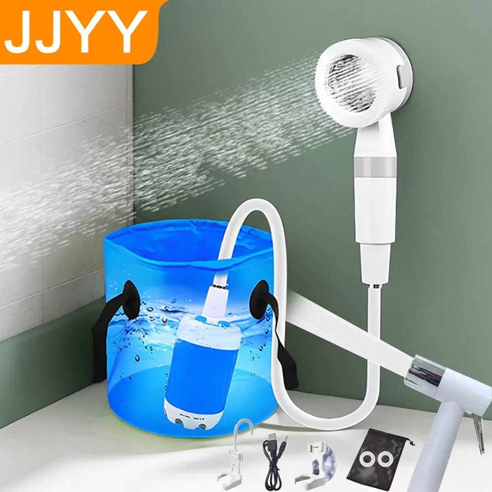 

Compact Handheld Rechargeable Outdoor Shower Gentle Stream for Car Washing Flower Watering Apartment Bathing Tools