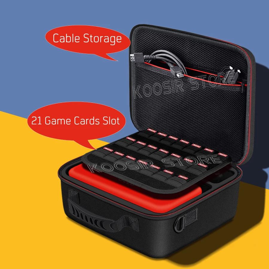 New Deluxe Carrying Storage Case For Nintendo Switch OLED Console Accessories Bag Portable Cover Suitcase for Nintendo Switch