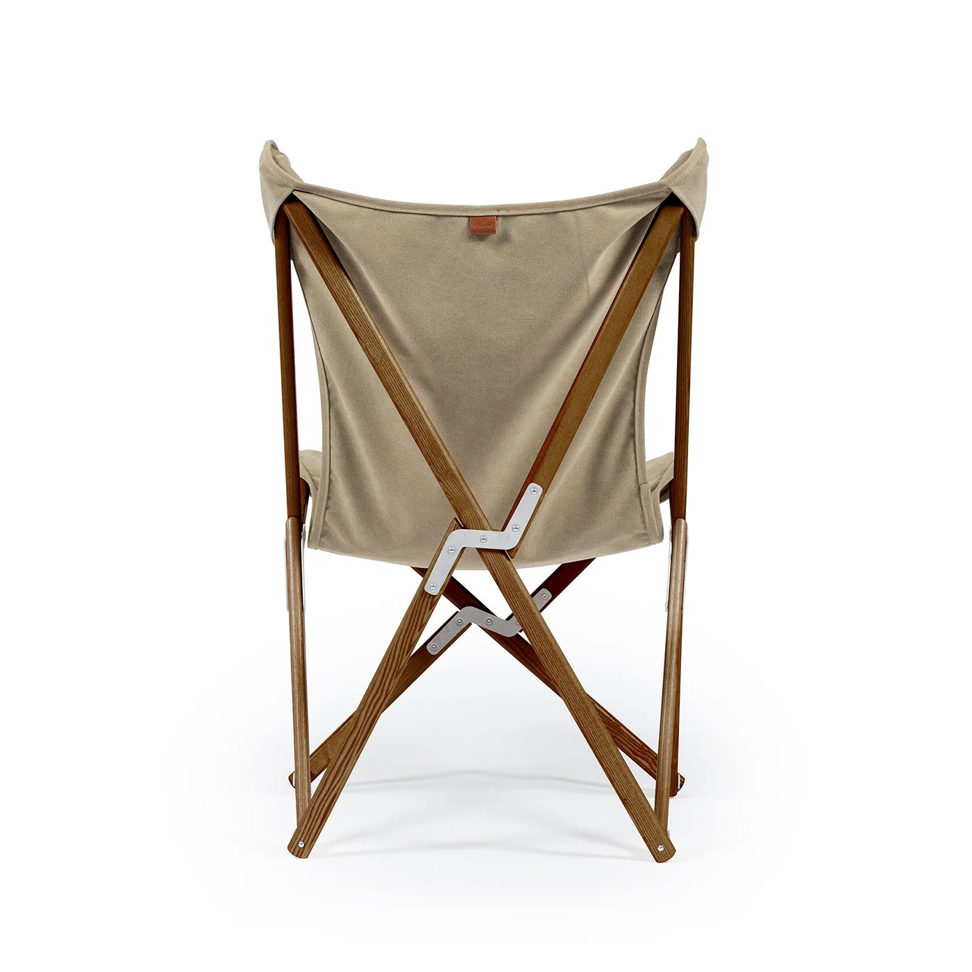 Wholesale Lightweight Foldable Beech, Wooden Canvas Travel Camping Moon Chair Portable Folding Butterfly Garden Beach Chairs/