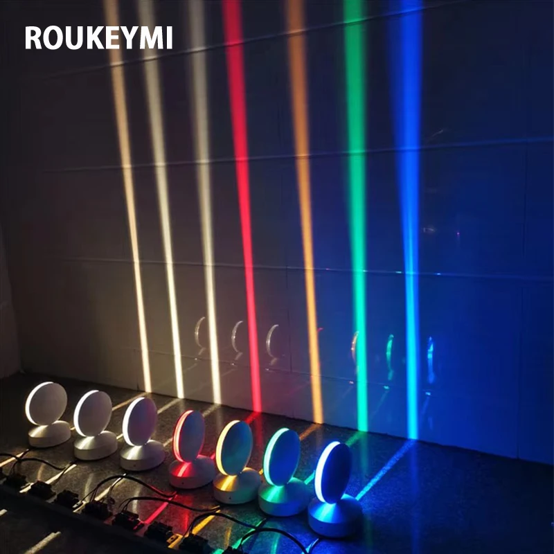 LED Window Sill Light Colorful Remote Corridor Light 360 Degree Ray Door Frame Line Wall Lamps for Hotel Aisle Bar Family