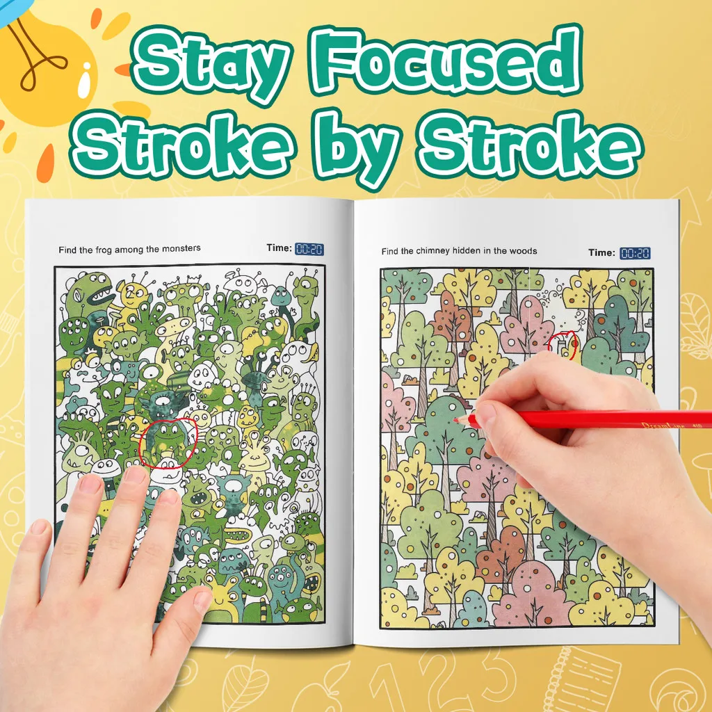 Hidden Pictures “Find & Color” Activity Books for Kids: Seek-and-Find Puzzles, Hidden Object Hunts, Spot the Difference, Count