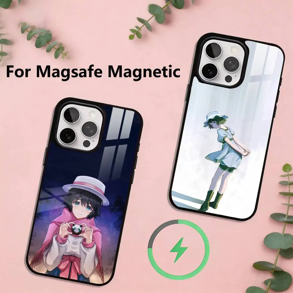 

Steins;Gate Mayuri Shiina Phone Case Magnetic with Magsafe Wireless Charging For iPhone17,16,15,14,13,12,11 Plus,Pro