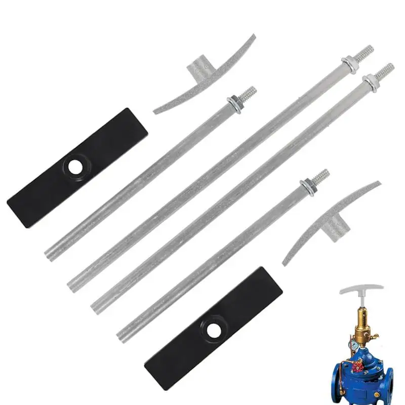 

RV Dump Valve Handle Replacement Set Adjustable Length Valve Handle Replacement Sturdy Handle Replacement For Waste Valve Note