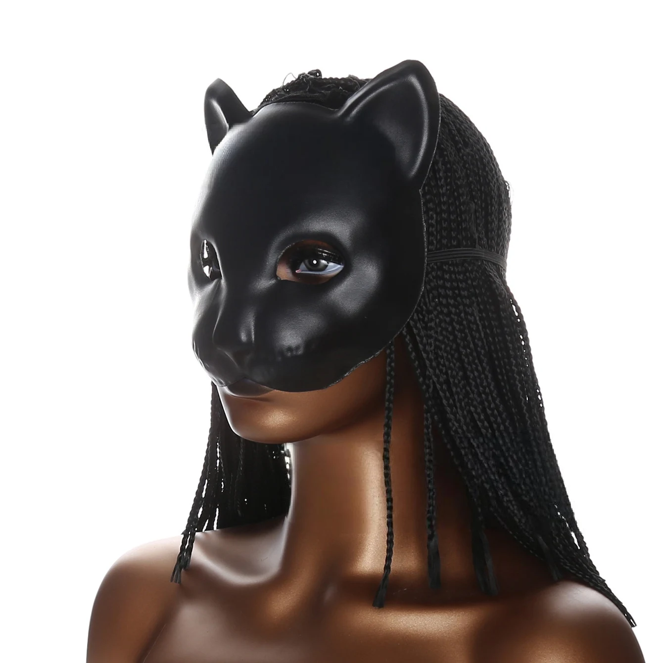 New Holiday Props Black Panther Mask Party Ball Animal Mask Drama Performance Animal Costume Shooting Props