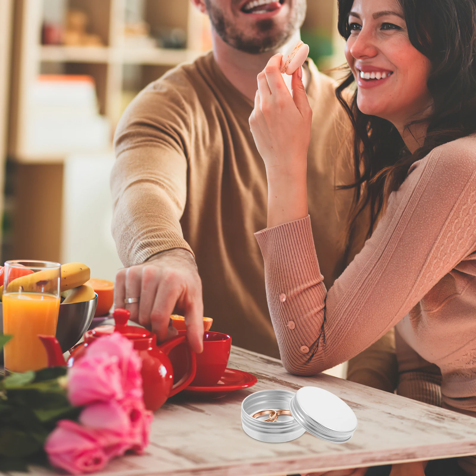 

6Pcs Aluminum Screw Top Tins Small Round Metal Containers for Travel Storage DIY Balm Lotion Cream Makeup Sample Jars Airtight