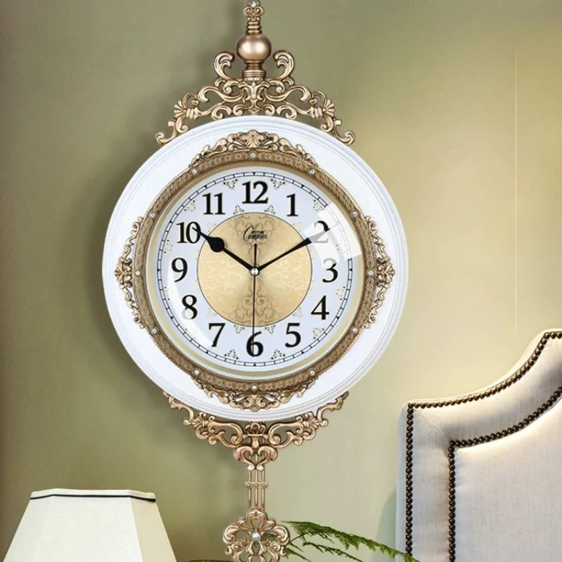 Living Room Modern Wall Watch Nordic Aesthetic Luxury Vintage Wall Watch Xenomorph Fashion Orologio Da Parete Home Decoration
