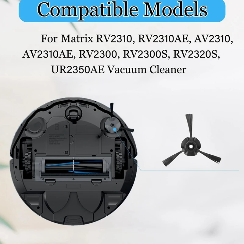 TOP Side Brush For Shark RV2310, RV2310AE, AV2310, AV2310AE, RV2300, RV2300S, RV2320S, UR2350AE Robot Vacuum Cleaner Parts