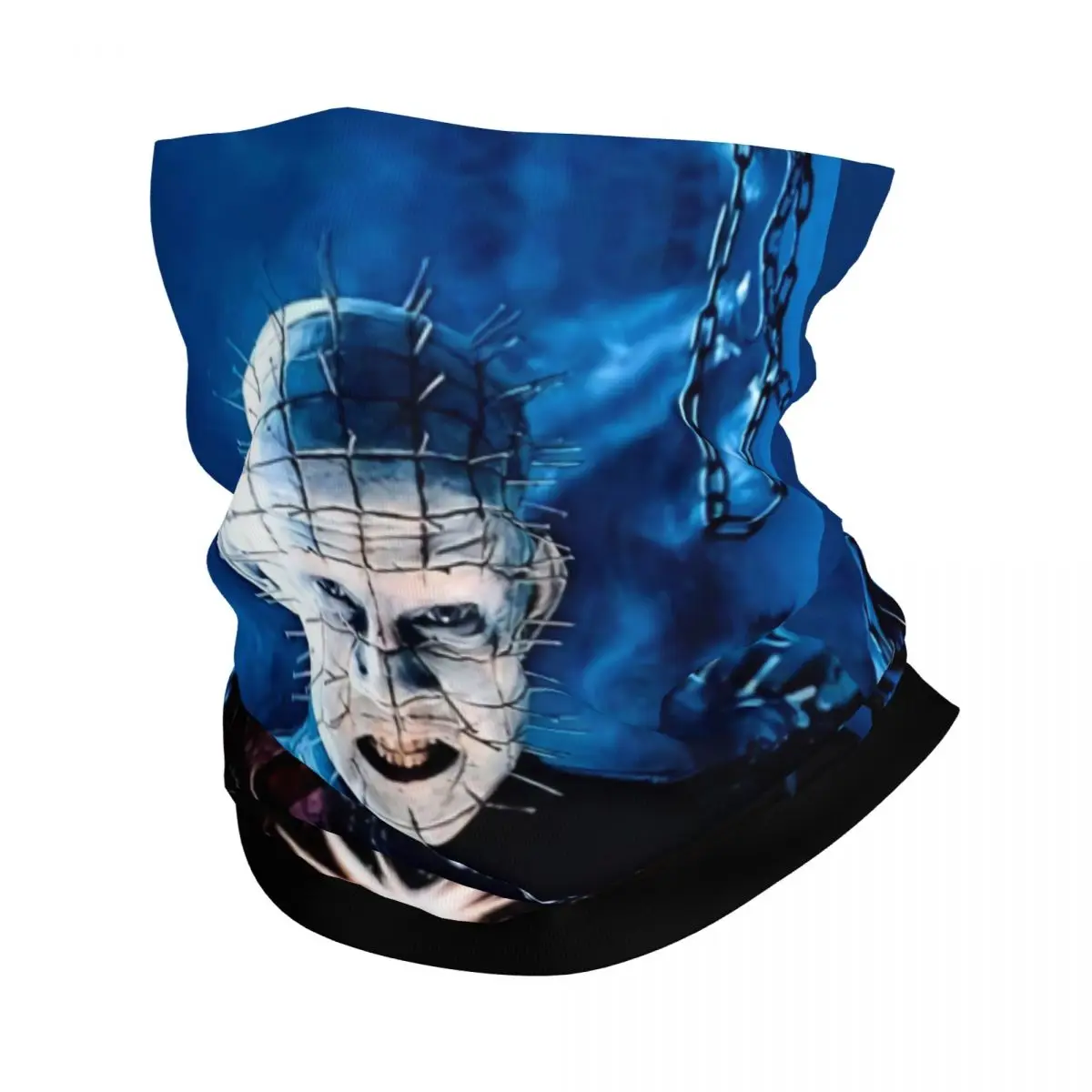 

Пользовательские гетры Hellraiser для мужчин и женщин с защитой от ультрафиолета, зимний шарф-бандана из фильма ужасов на Хэллоуин для езды на велосипеде