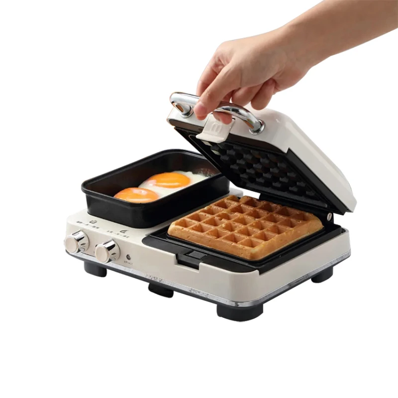 

Hot Sale 3 In 1 Automatic Electric Bread Sandwich Waffle Machine Multi-function Toaster Breakfast Maker