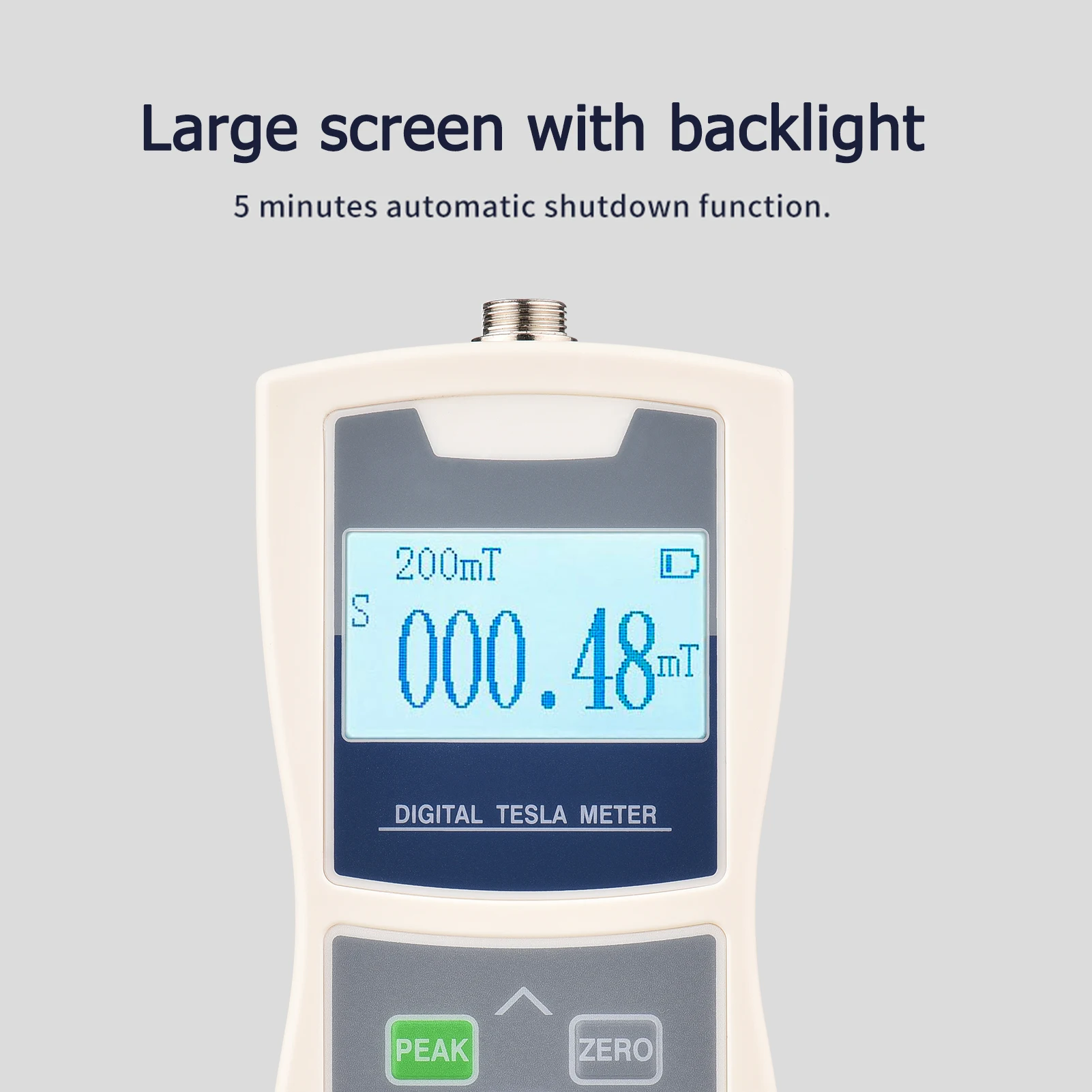 Digital Tesla Meter Gaussmeter 200mT/2000mT Standard Radial Hall Probe High Accuracy Sensitive Surface Magnetic Field Tester