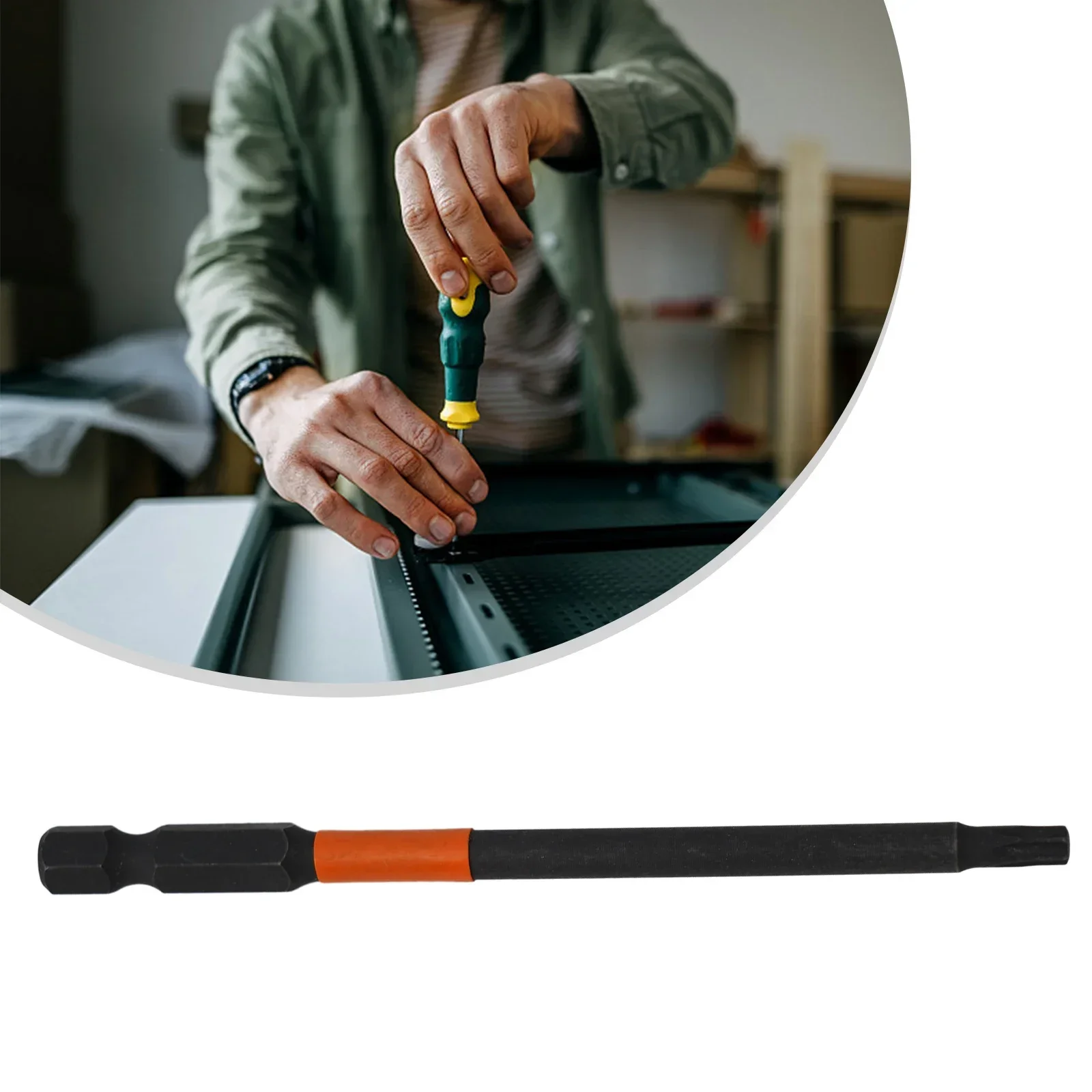 1PC 100mm 1/4 Inch Hex Head Drill Bit Magnetic Torx Screwdriver Bits For T10 T15 T20 T25 T30 T40 Electric hand Screwdrivers
