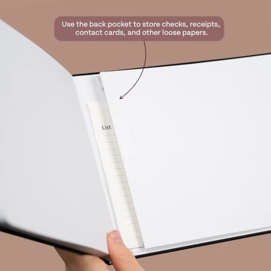 会計帳簿、個人および小規模ビジネスの簿記用の列状ログジャーナル、お金の支出ログ、ハードカバー、10x7インチ