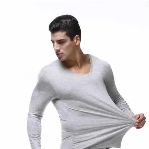

Мужское зимнее нижнее белье, не оставляющие следов брюки и irt Slim Fit Long Sve Cotton Basic Sle, модная внутренняя одежда, повседневная одежда