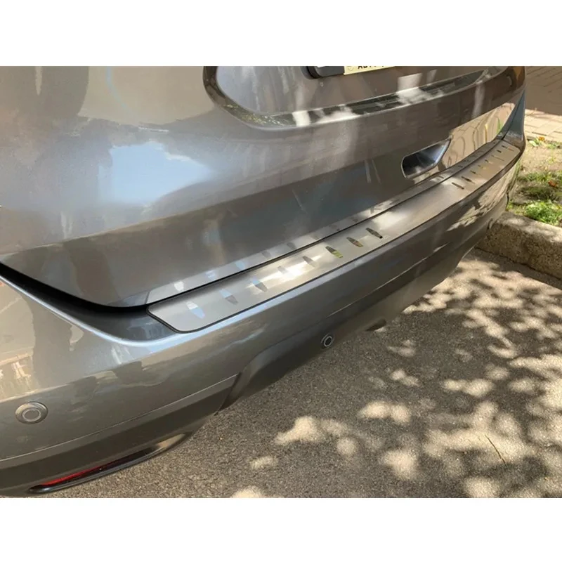 Ultrathin Stainless Steel Rear Bumper Protector Sill Trunk Tread Plate Trim For Nissan X-Trail X Trail T32 2014- 2021