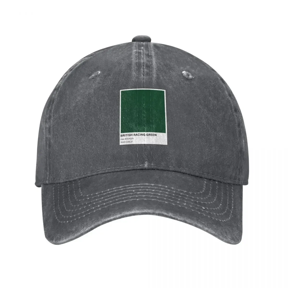 

British Racing Green Baseball Cap Hat Luxury Brand Thermal Visor Big Size Hat Men Hats Women's
