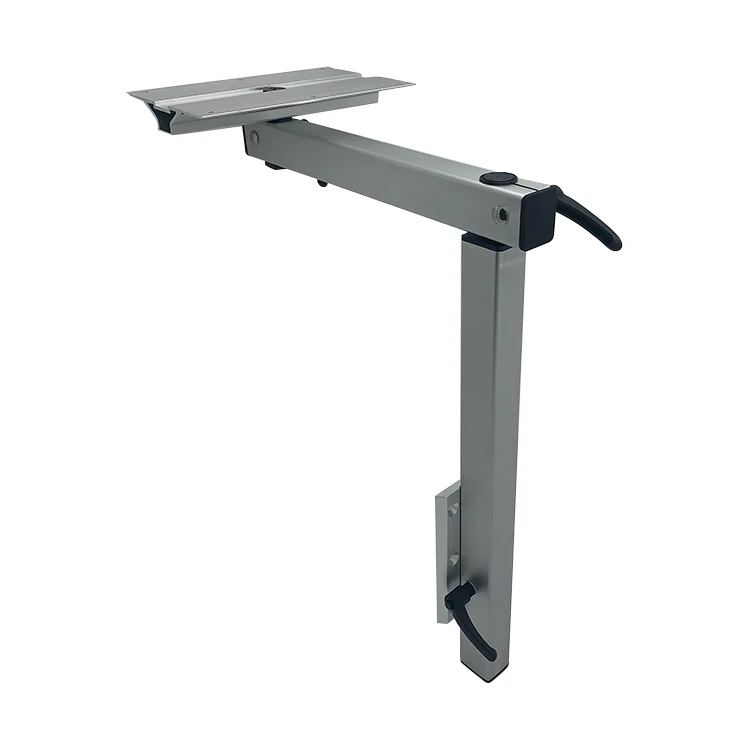 Wall Mount Adjustable Aluminium Alloy Rv Kit Table Leg With Swivel Caravan Support Legs