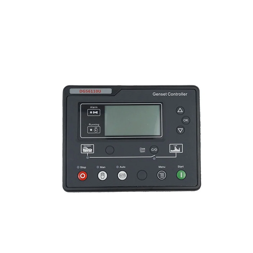 DGS6110u Genset Controller for Automatic Generator Start Control Panel with Status Monitoring and Alarm Signals