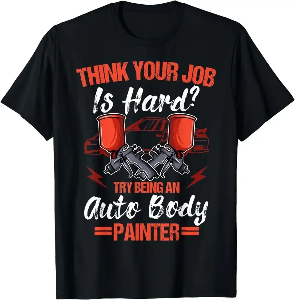 NEW Auto Body Painter Automotive Car Paint Technician Spray Best T-Shirt S-3XL  Tees High Quality 100%Cotton Short Sleeve