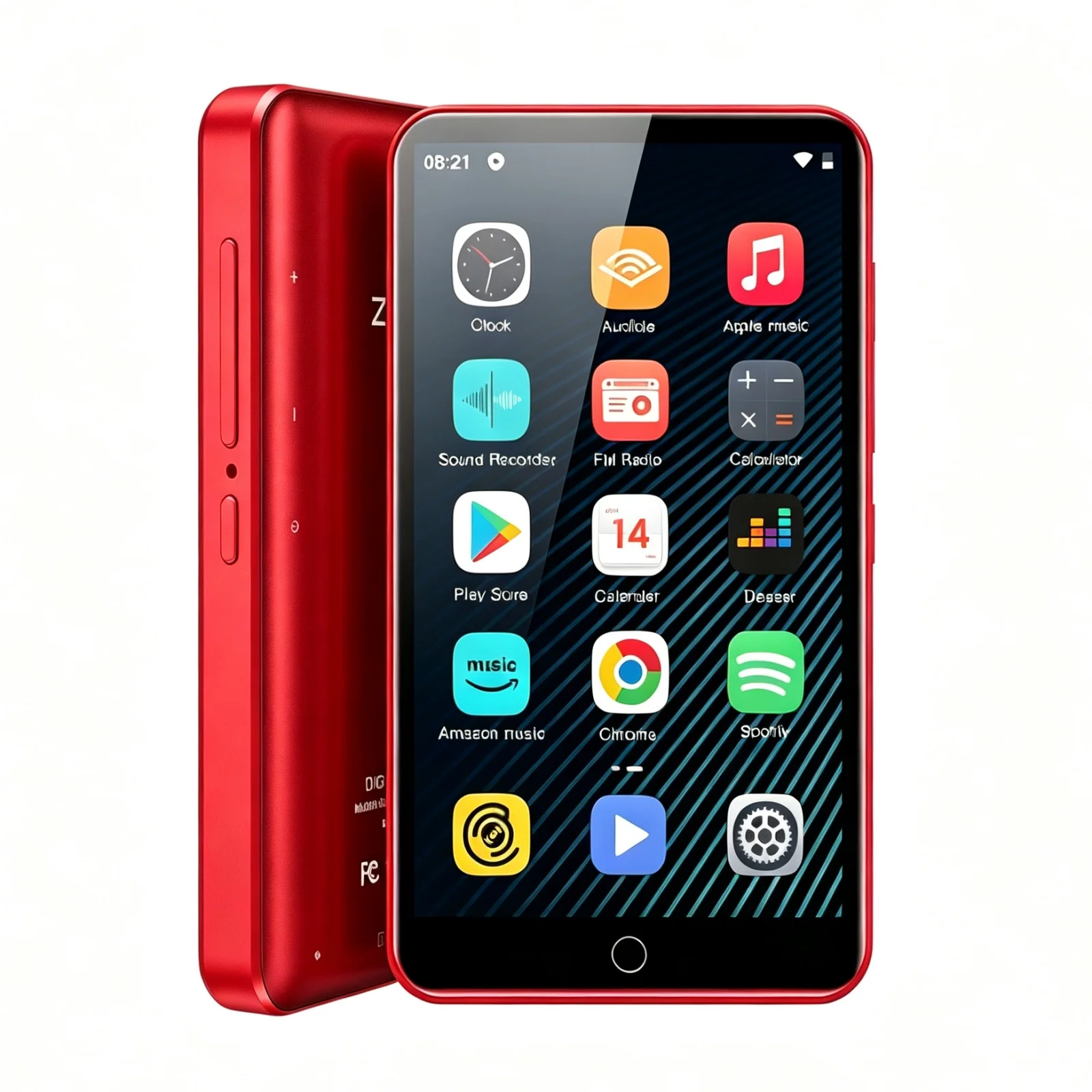 ZAQE M505Pro Android 9.0 MP3/MP4 Player 4 Inch Touchscreen WiFi Bluetooth Built-in Speaker FM Radio E-Book Support 512GB TF Card