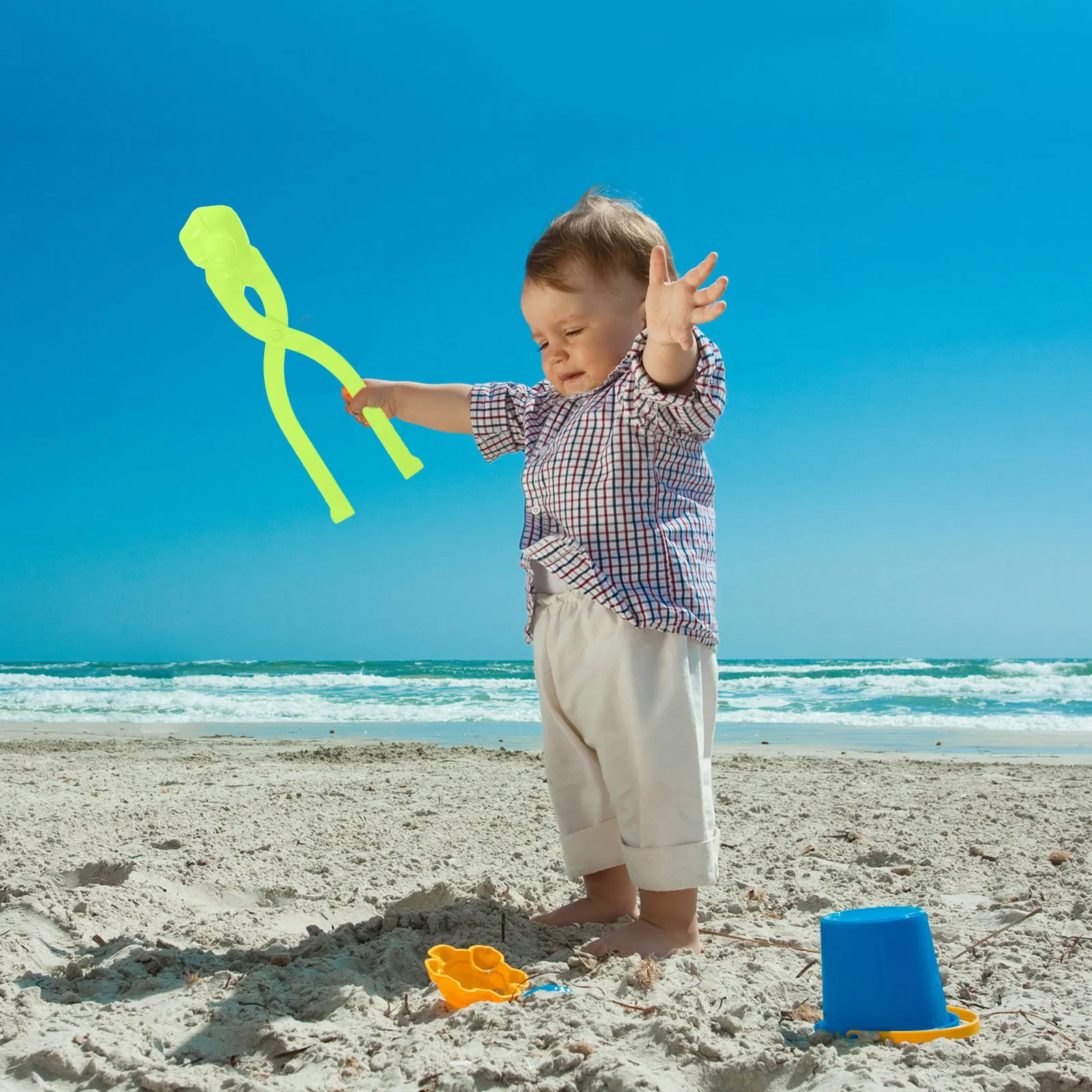 

1 шт., безопасный мягкий пластиковый материал, зимняя уличная игрушка, забавный инструмент для детей и семьи, зажим