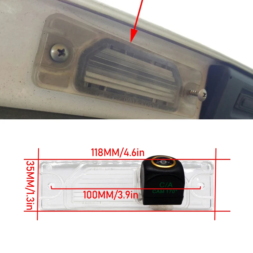 HD CCD Night Vision Waterproof Backup Rear View camera For Nissan Sentra B15 2000~2003 2004 2005 2006 1080P license plate Camera