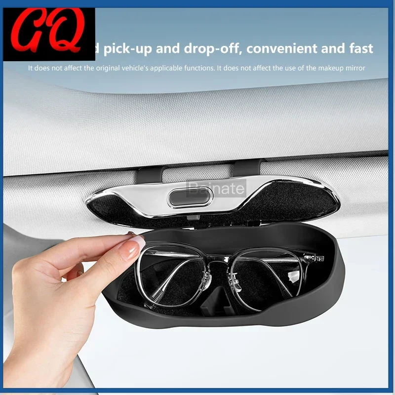 

2025 For ZEEKR X 001 7X FR 007 GT 009 CX1E MIX M-Vision 9X 2024 Auto Sun Visor Eyeglasses Case Car Glasses Box Sunglasses Holder