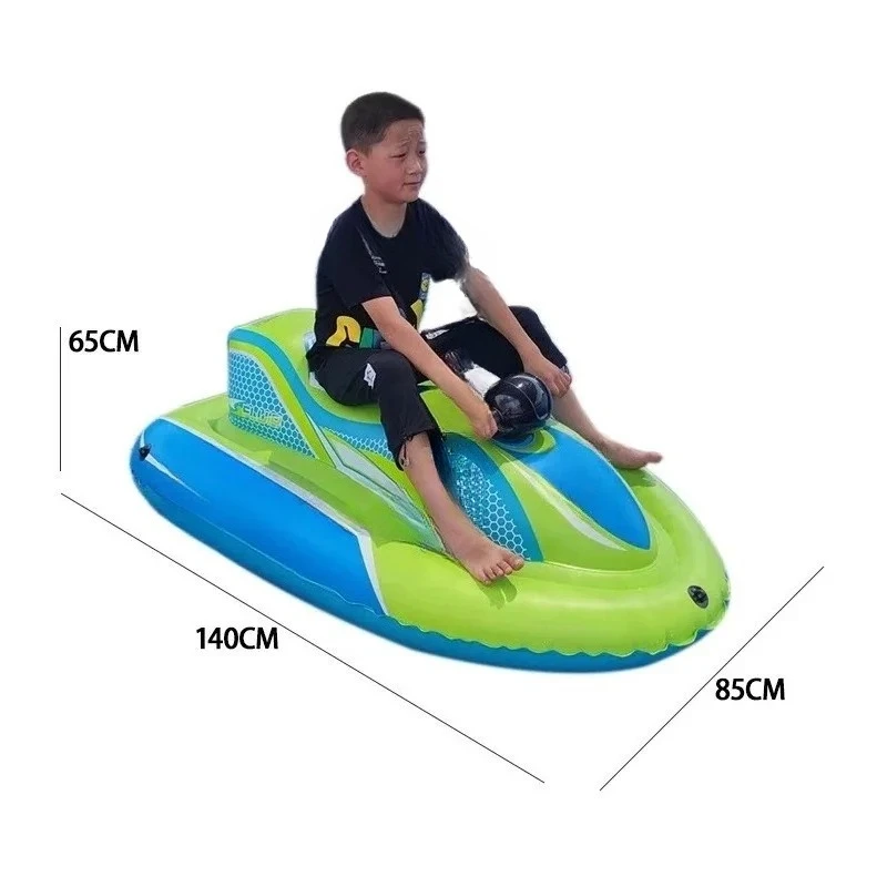 

New inflatable motorboat children's water toy water electric yacht propeller assault boat
